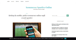 Desktop Screenshot of iscommesse.it
