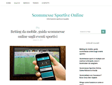 Tablet Screenshot of iscommesse.it
